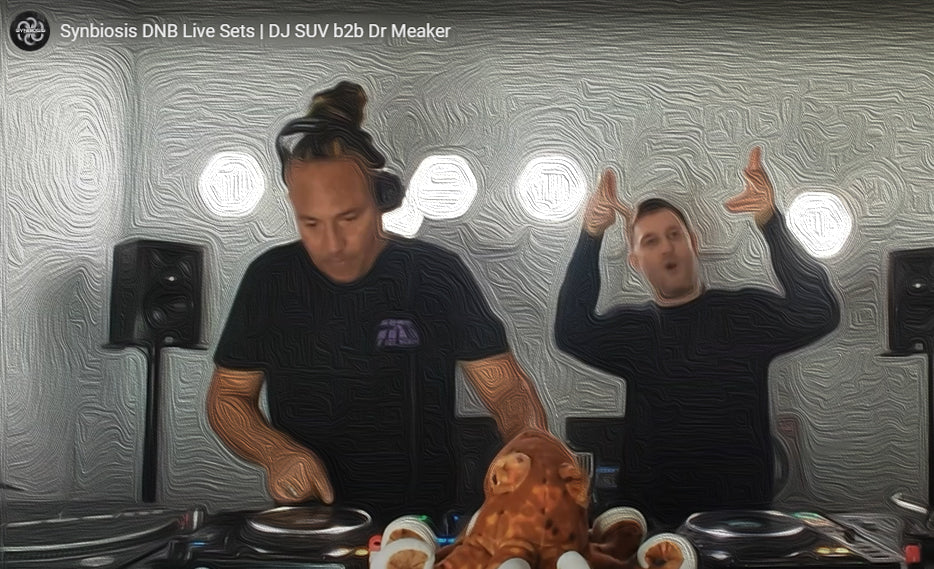 Load video: Synbiosis DNB Live Sets | DJ SUV b2b Dr Meaker